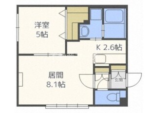 グランメールプレジールⅡの物件間取画像